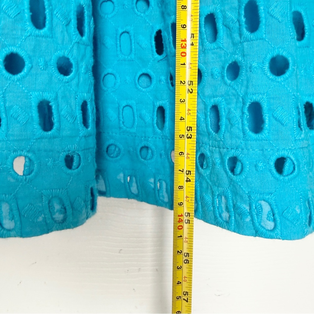 Anthropologie The Somerset Maxi Dress Eyelet Edition Blue Size Medium - Picture 15 of 16